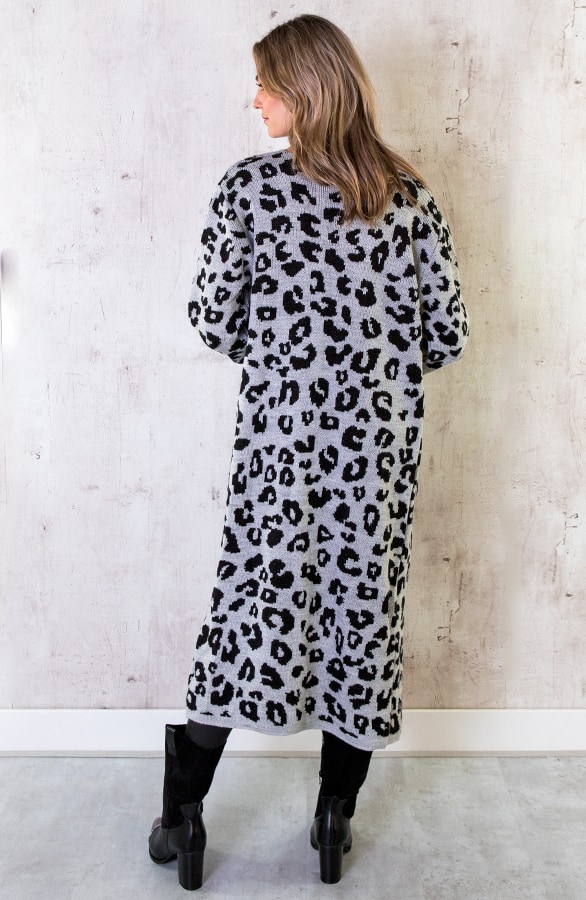 Panter Vest Lang Grijs – shoparchief, foto 6