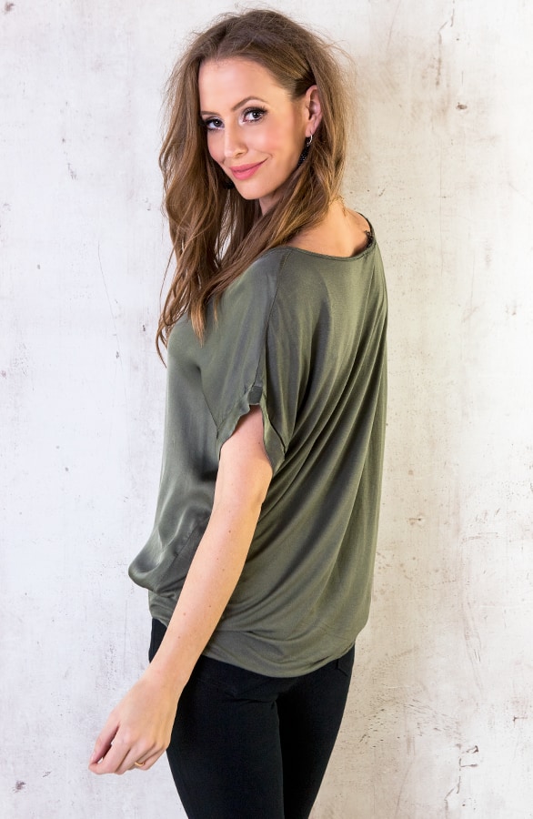 Silk Touch Tuniek Legergroen – shoparchief, foto 3