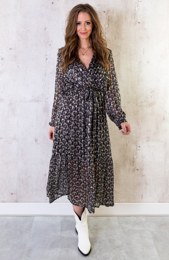 Maxi Jurk Exclusive Grijs – shoparchief, foto 3