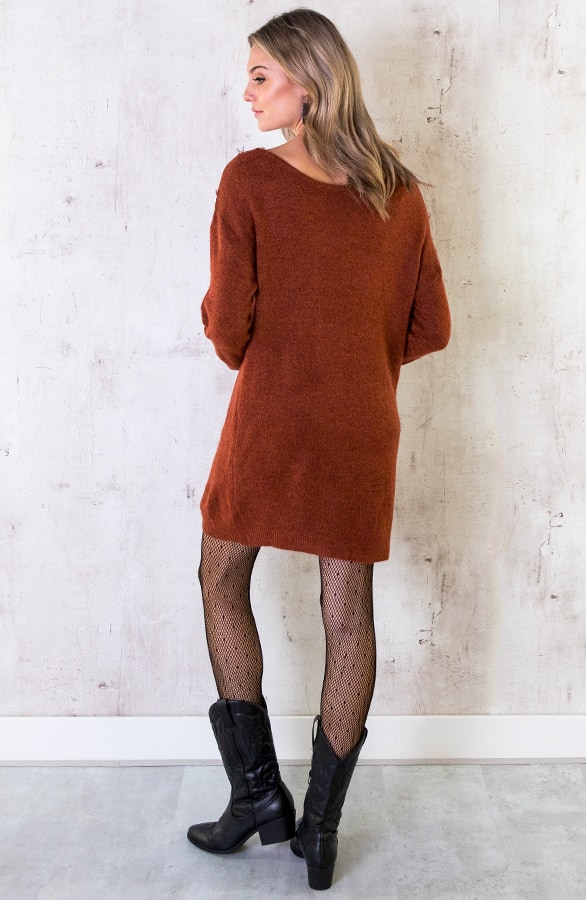 Tuniek Met Kant Terracotta – shoparchief, foto 4