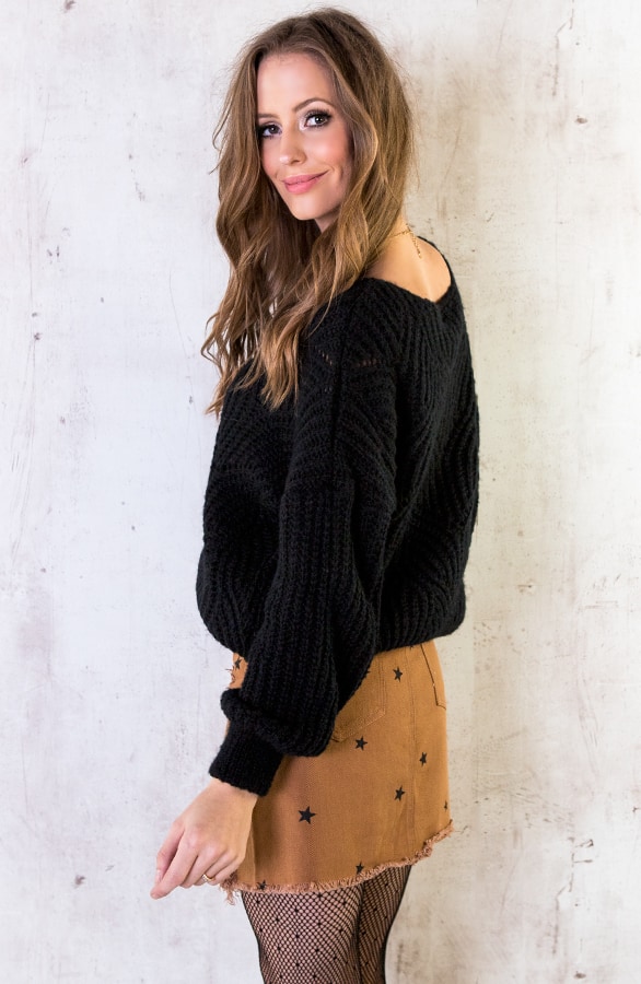 Trui Met Motief Zwart – shoparchief, foto 5
