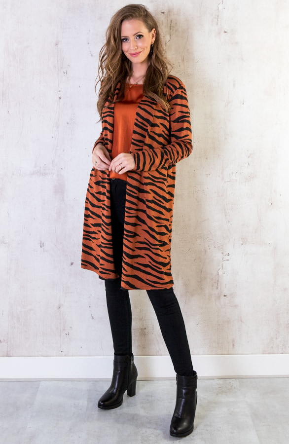 Zebra Vest Terracotta – shoparchief, foto 3
