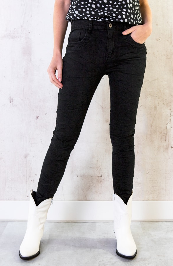 Chino Broek Dames Zwart – shoparchief, foto 2