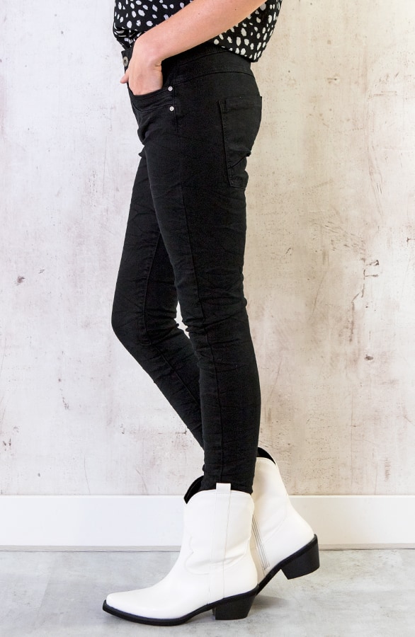Chino Broek Dames Zwart – shoparchief, foto 3