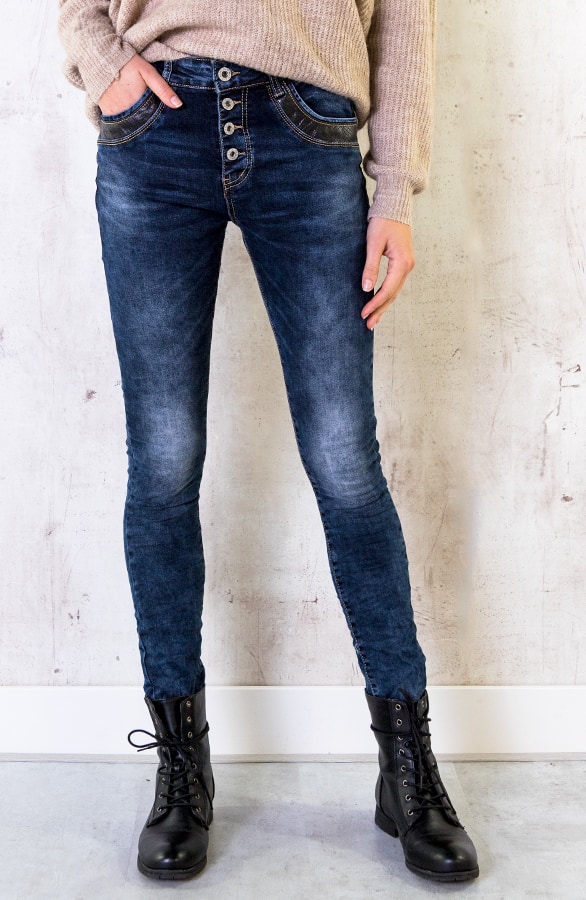 Chino Broek Snake Blauw – shoparchief, foto 2