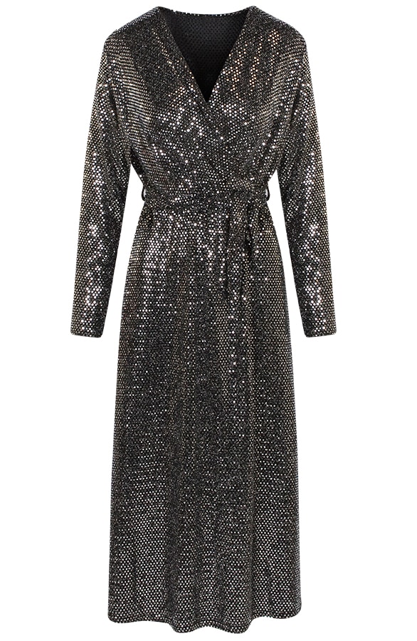 Glitter Jurk Exclusive Zilver – shoparchief, foto 6