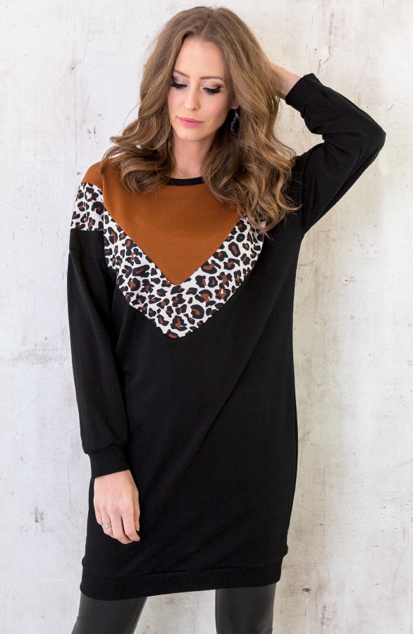 Jurk Panter Cognac – shoparchief, foto 5