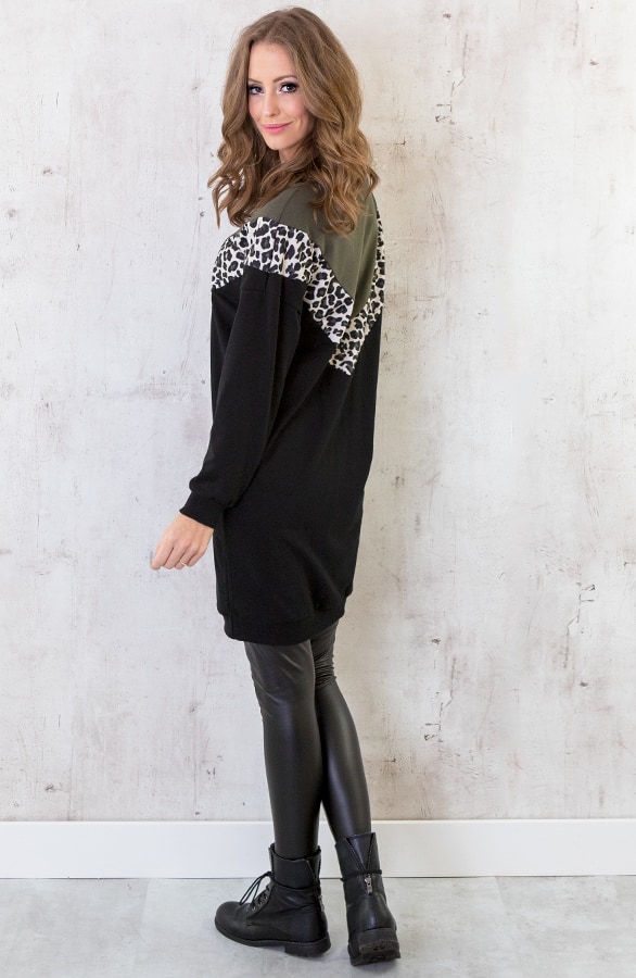 Jurk Panter Legergroen – shoparchief, foto 6