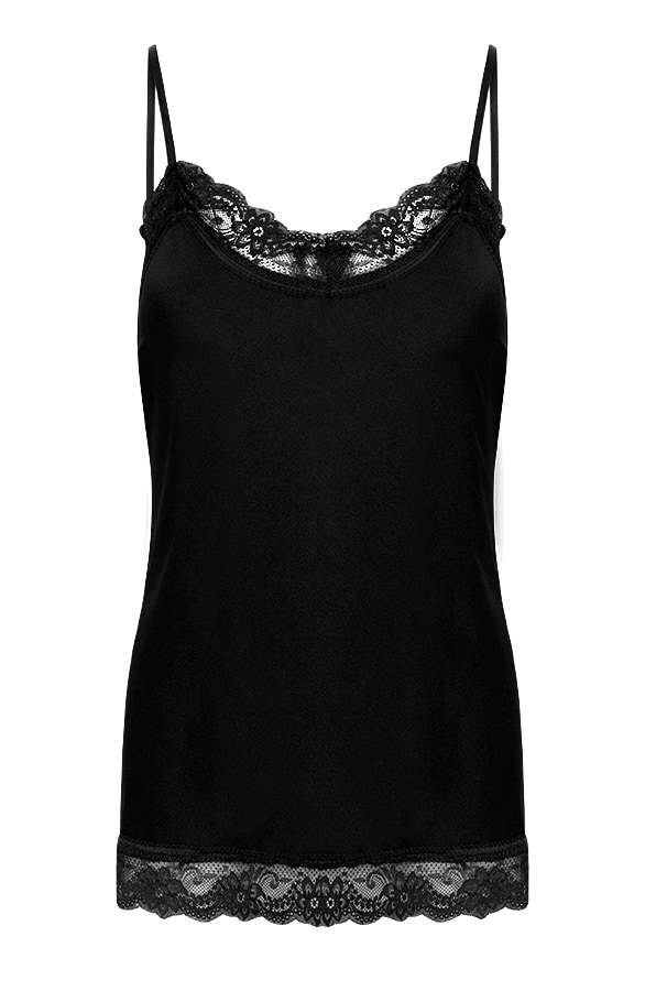 Lace Top Zwart – shoparchief