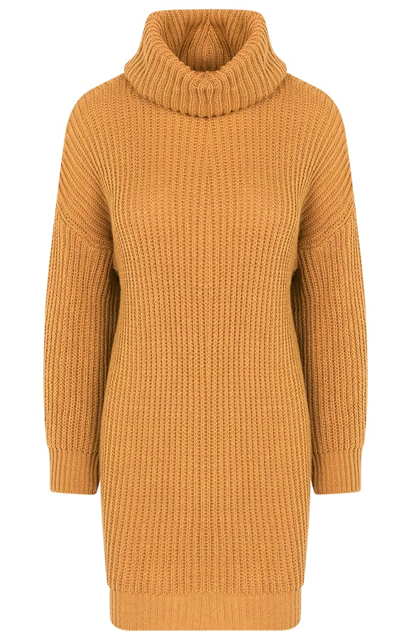 Oversized Coljurk Dames Okergeel – shoparchief