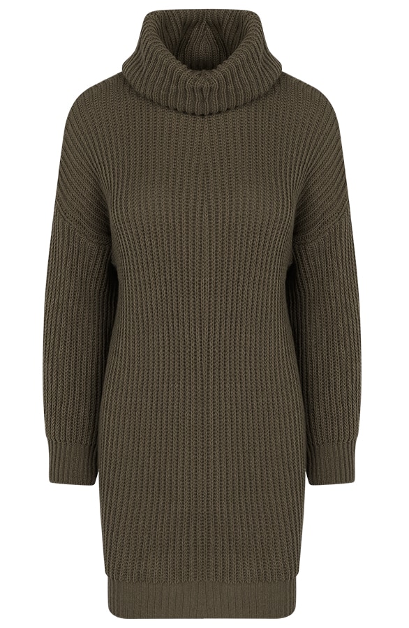 Oversized Coljurk Dames Legergroen – shoparchief
