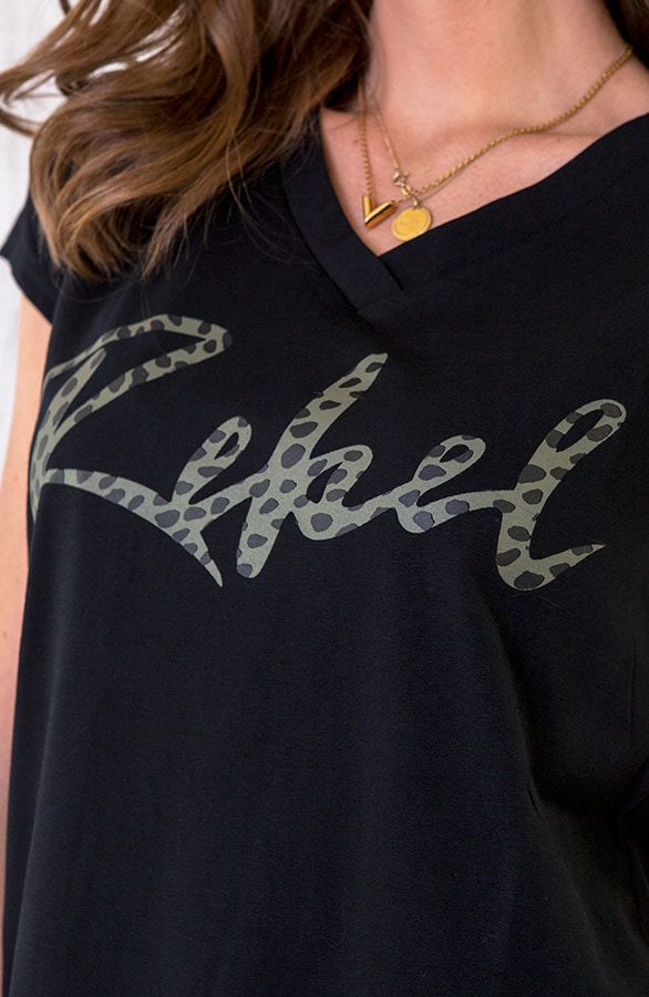 Rebel Top Panter Legergroen – shoparchief, foto 5