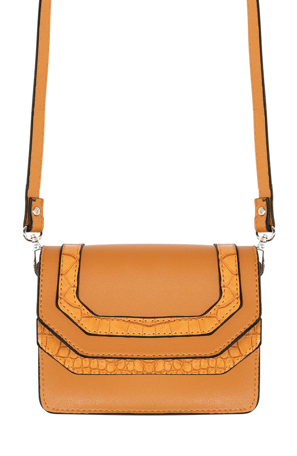 Schoudertas Snake Okergeel – shoparchief
