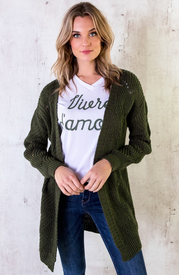 Vivre D Amour Top Wit Army – shoparchief, foto 2