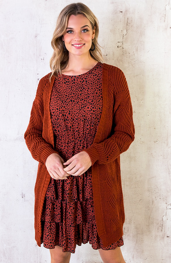 Vest Met Motief Terracotta – shoparchief, foto 2