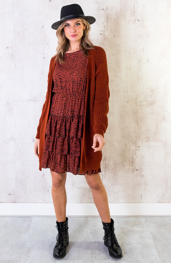Vest Met Motief Terracotta – shoparchief, foto 6