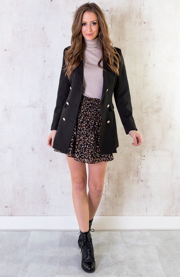 Laagjes Rok Panter Dames – shoparchief, foto 4