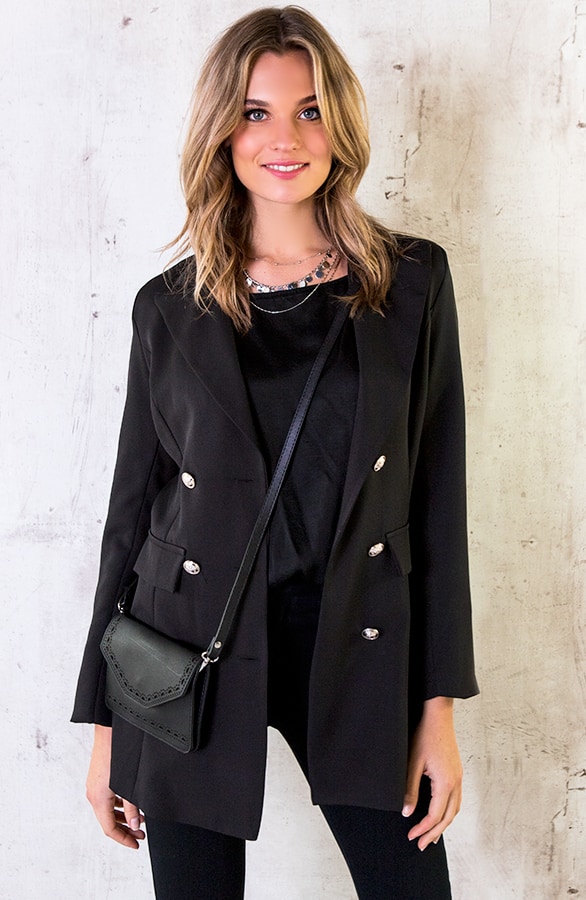 Clutch Met Patroon Zwart – shoparchief, foto 3