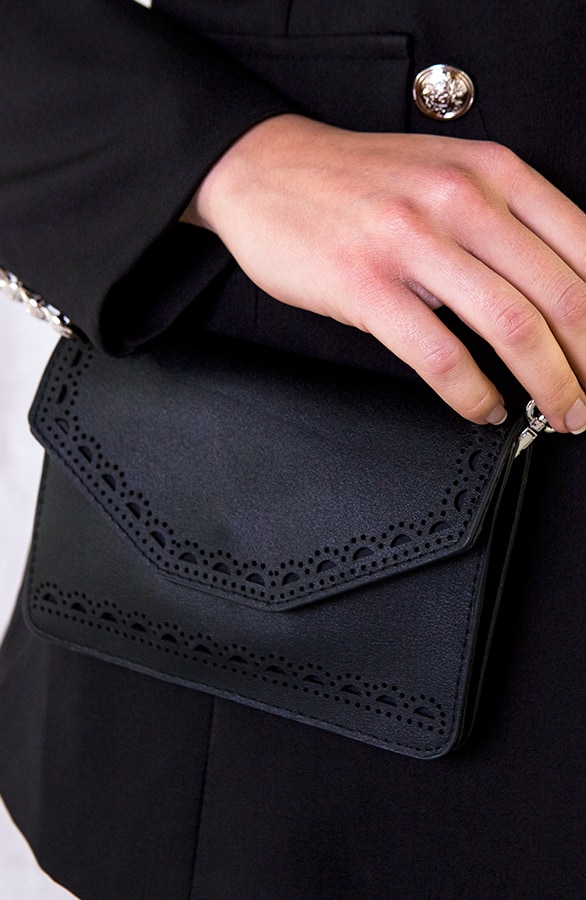 Clutch Met Patroon Zwart – shoparchief, foto 2
