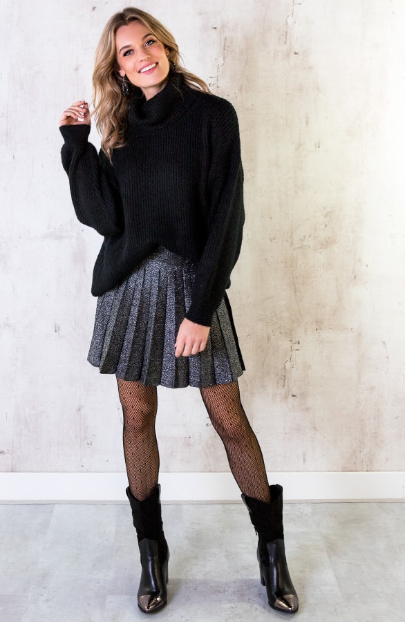 Scuba Glitter Rok Zilver – shoparchief, foto 2
