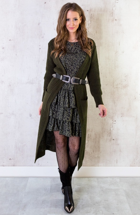 Overknee Vest Dames Groen – shoparchief, foto 3