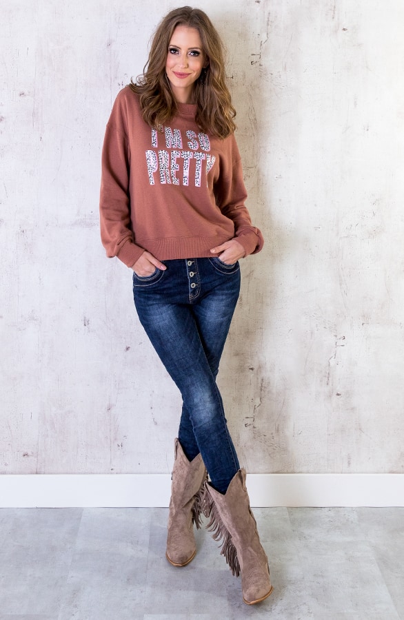 I'm So Pretty Trui Oud Roze – shoparchief, foto 3