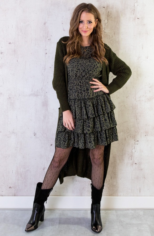 Overknee Vest Dames Groen – shoparchief, foto 6