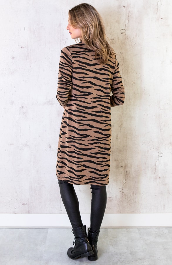 Zebra Vest Taupe – shoparchief, foto 4