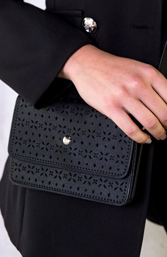 Clutch Cut Out Zwart – shoparchief, foto 2