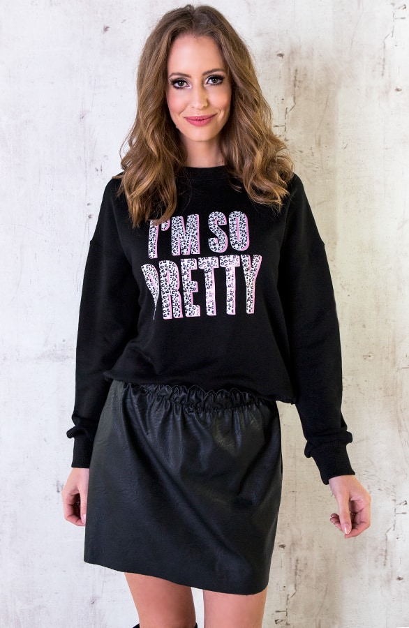 I'm So Pretty Trui Zwart – shoparchief, foto 6