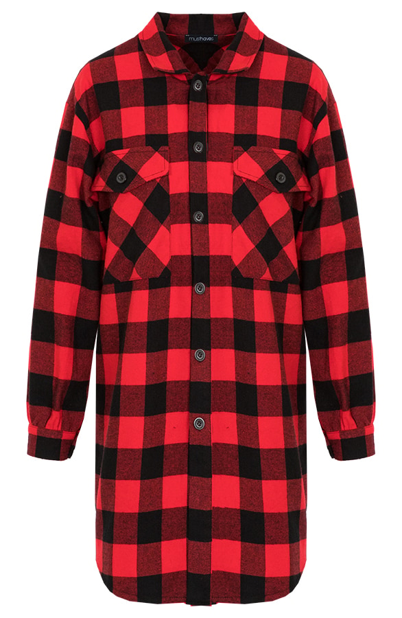 Blouse Geruit Rood Zwart – shoparchief