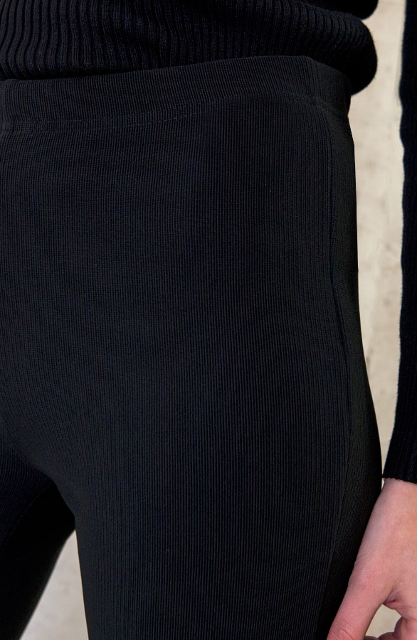 Flared Broek Rib Dames – shoparchief, foto 8