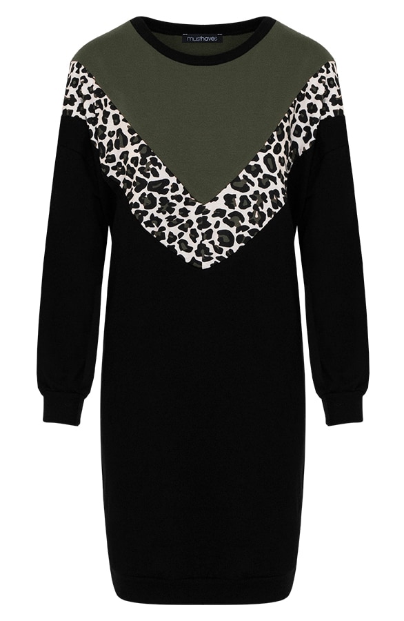 Jurk Panter Legergroen – shoparchief