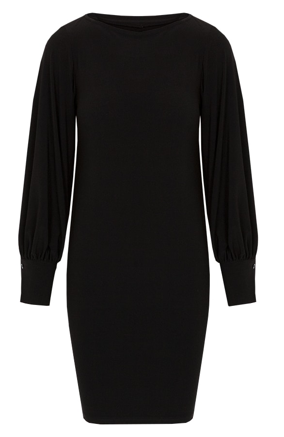 Luxury Travel Jurk Zwart – shoparchief