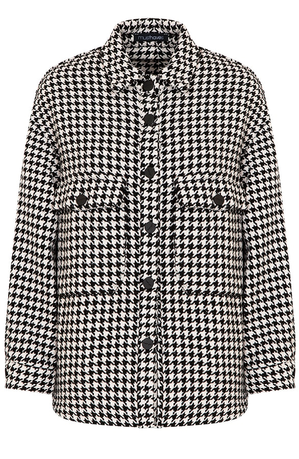 Oversized Jacket Pied De Poule – shoparchief