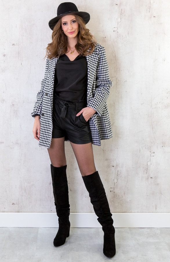 Pied De Poule Blazer Jacket – shoparchief, foto 5