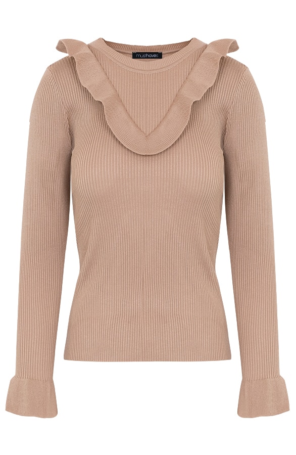 Ruches Trui Beige – shoparchief