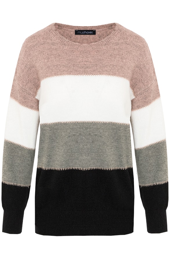 Strepen Trui Dames Camel – shoparchief