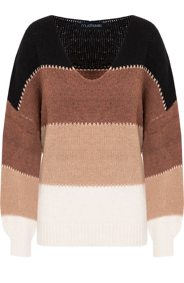 Trui Met Strepen Bruin – shoparchief