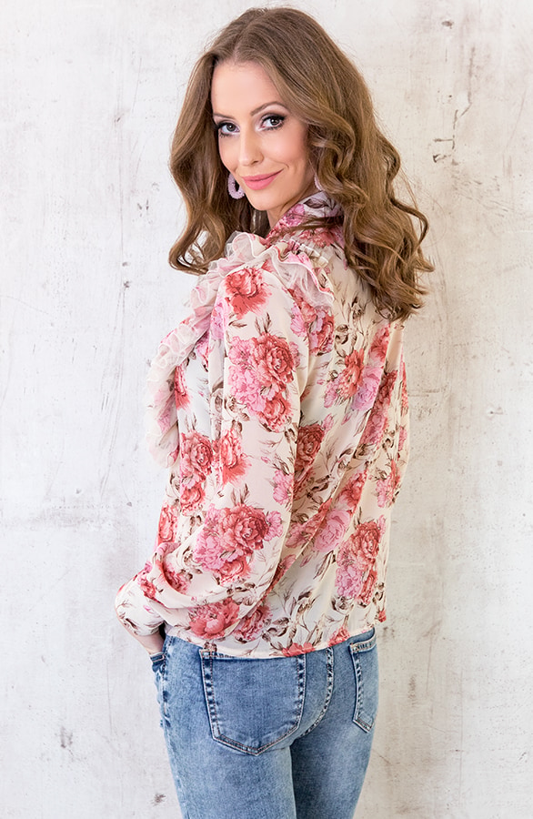 Bloemen Blouse Dames – shoparchief, foto 5