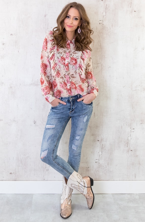 Bloemen Blouse Dames – shoparchief, foto 6