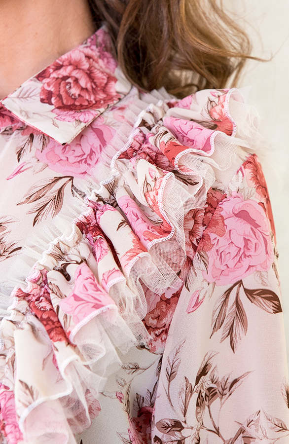 Bloemen Blouse Dames – shoparchief, foto 7
