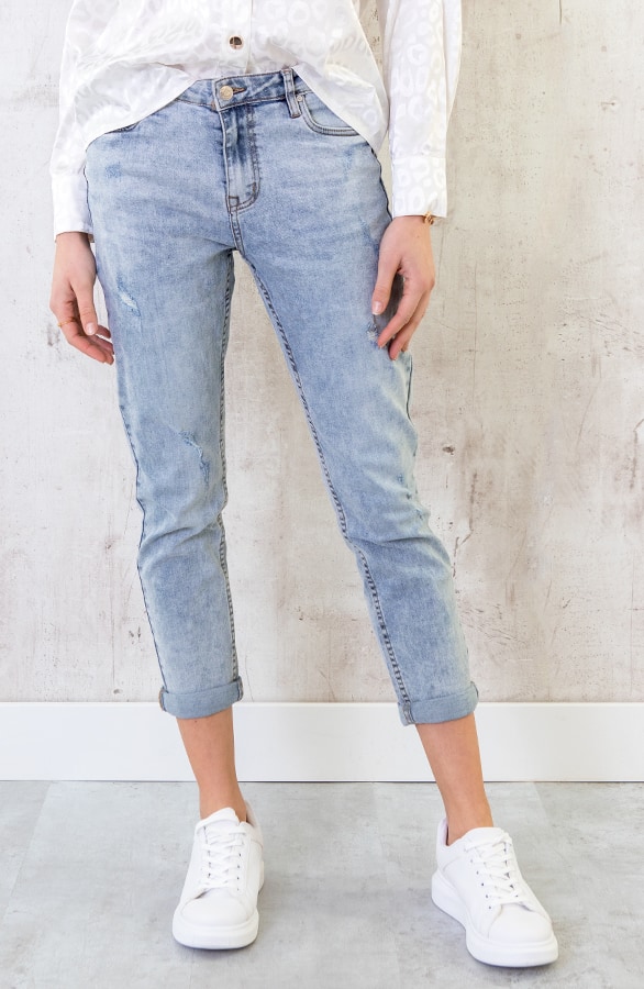 Loose Fit Jeans Lichtblauw – shoparchief, foto 2