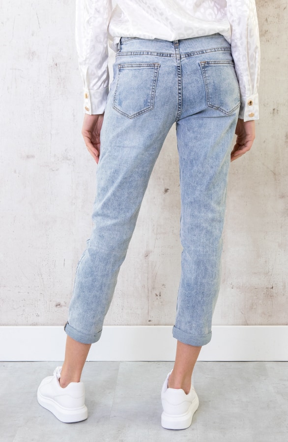 Loose Fit Jeans Lichtblauw – shoparchief, foto 3