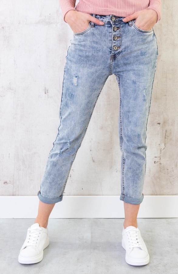 High Waist Jeans Blauw – shoparchief, foto 2