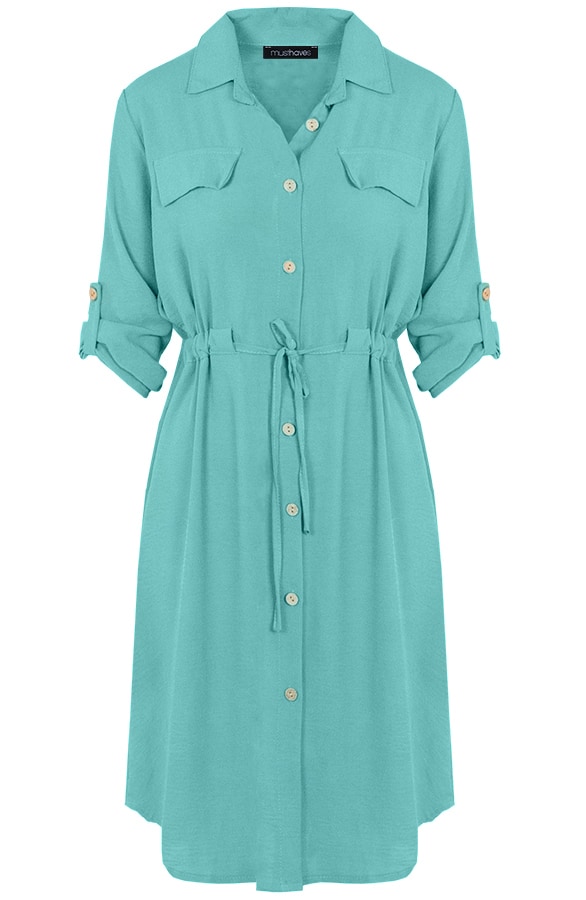 Knopen Jurk Mint – shoparchief