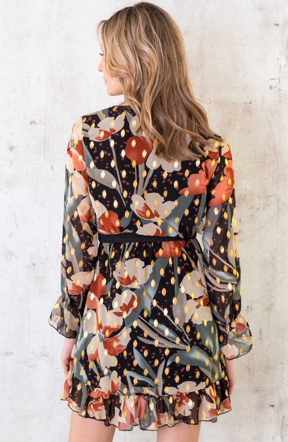 Leaves Jurk Multicolor – shoparchief, foto 6