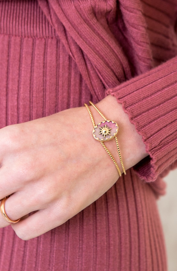 Luxury Armband Oud Roze – shoparchief, foto 2