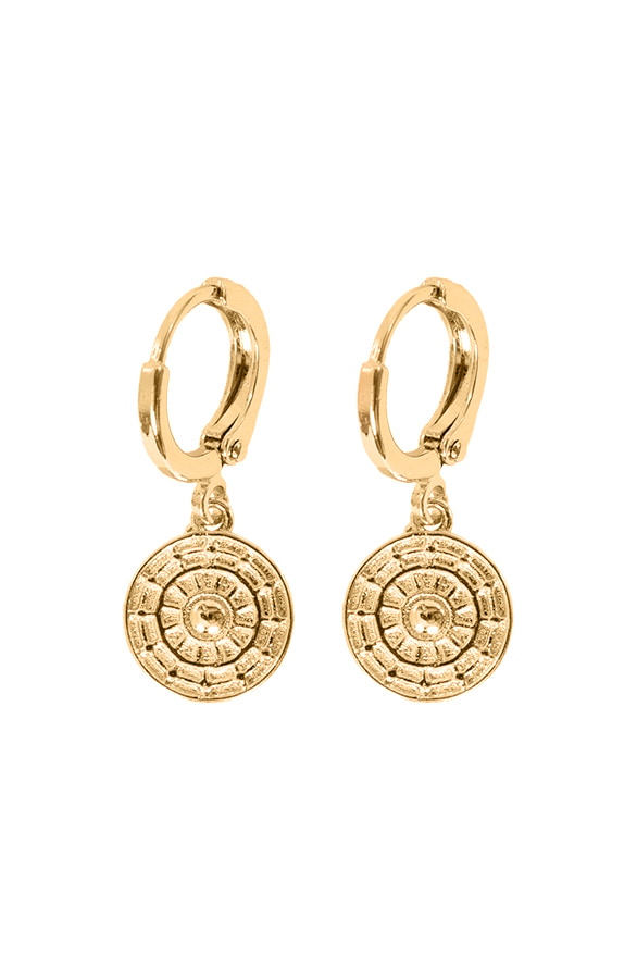 Oorbellen Luxury Coin Goud – shoparchief