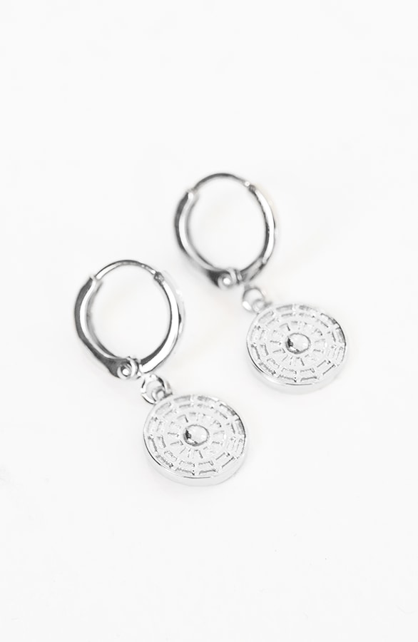 Oorbellen Luxury Coin Zilver – shoparchief, foto 4